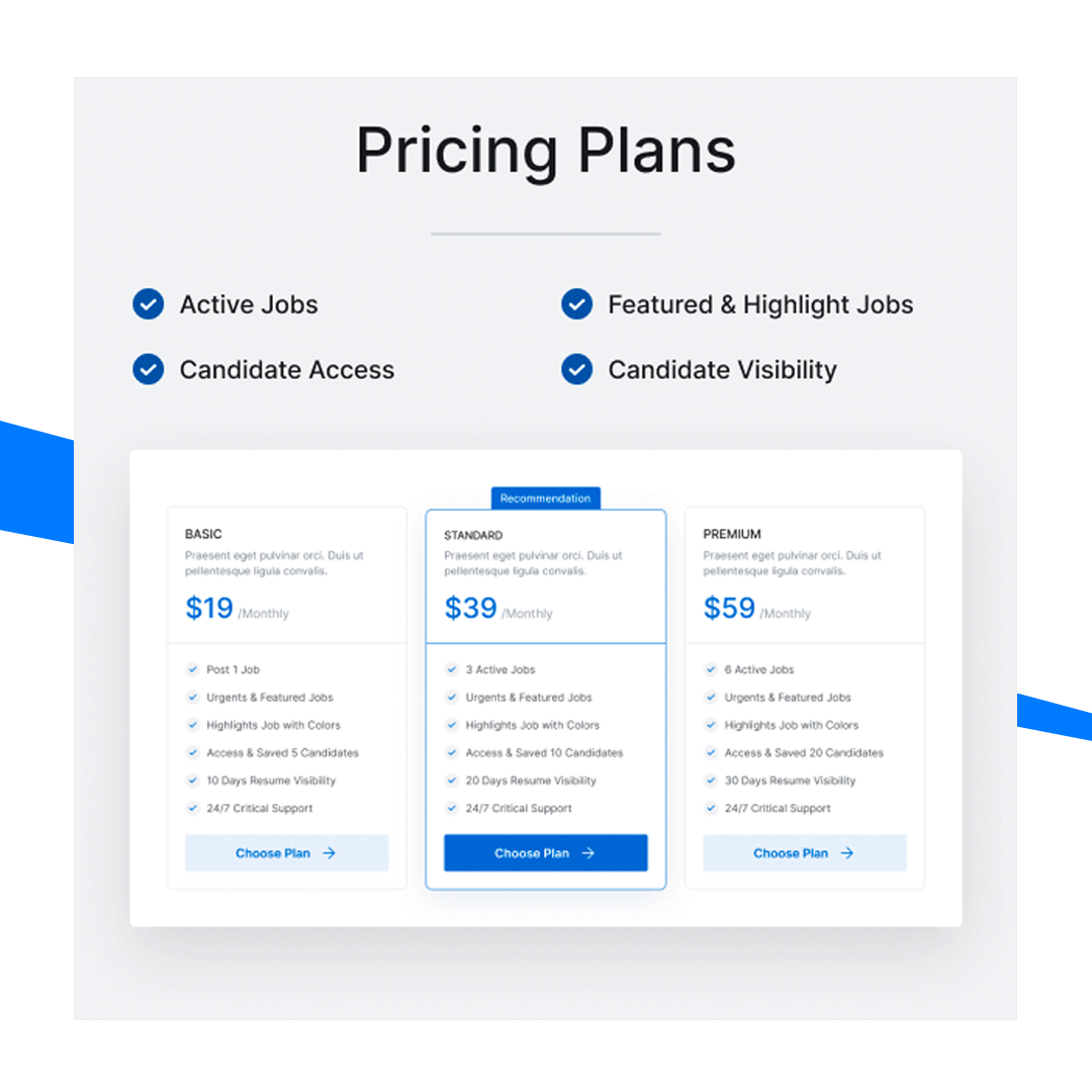 Job Classified platform — Product image