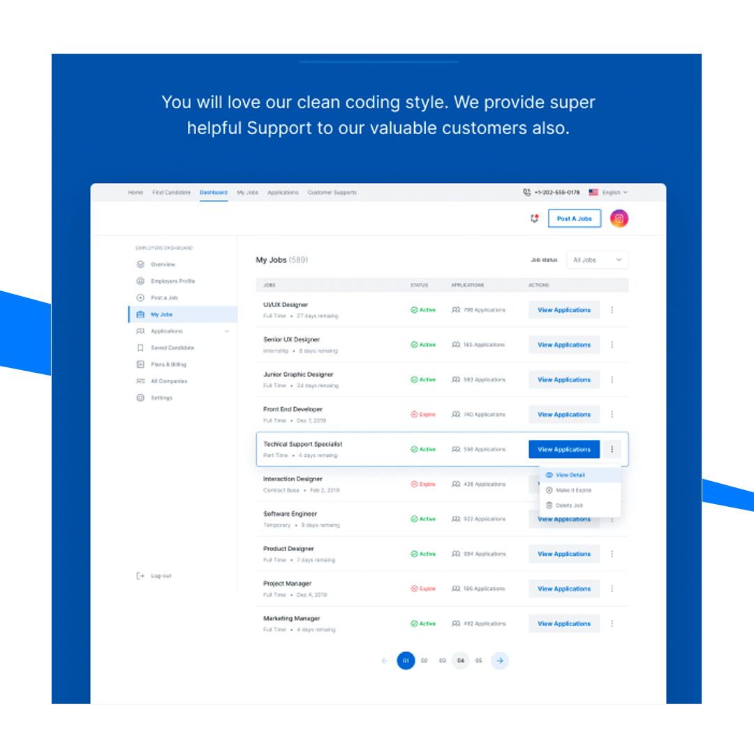 Job Classified platform — Product image